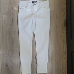 Democracy "Ab" Soultion Women's Cream Skinny Jeans Size 6